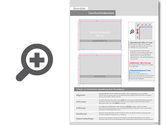 Product Bild quittungsblock_din_a6_quer__4-fach__1_1-farbig__50_s__tze_je_block
