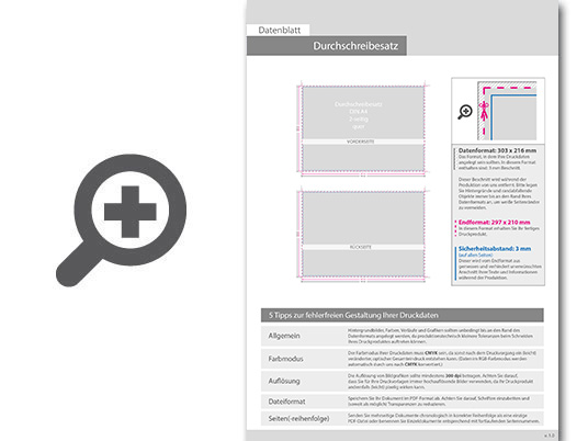 Product Bild durchschreibes__tze_din_a4_quer__2-fach__4_1-farbig