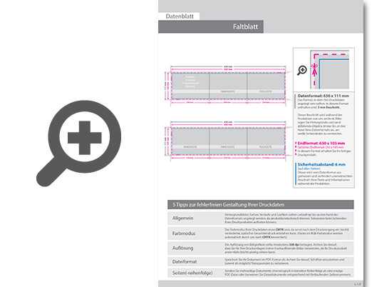 Product Bild faltblatt__gefalzt_auf_din_lang_quer__vertikaler_zickzackfalz__6-seitig